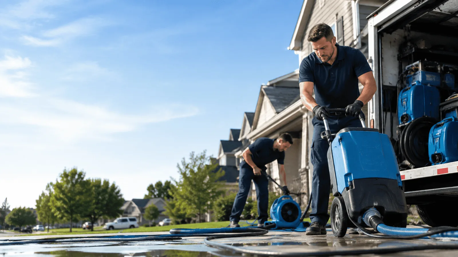 Dehumidification being performed in Bethel, NY